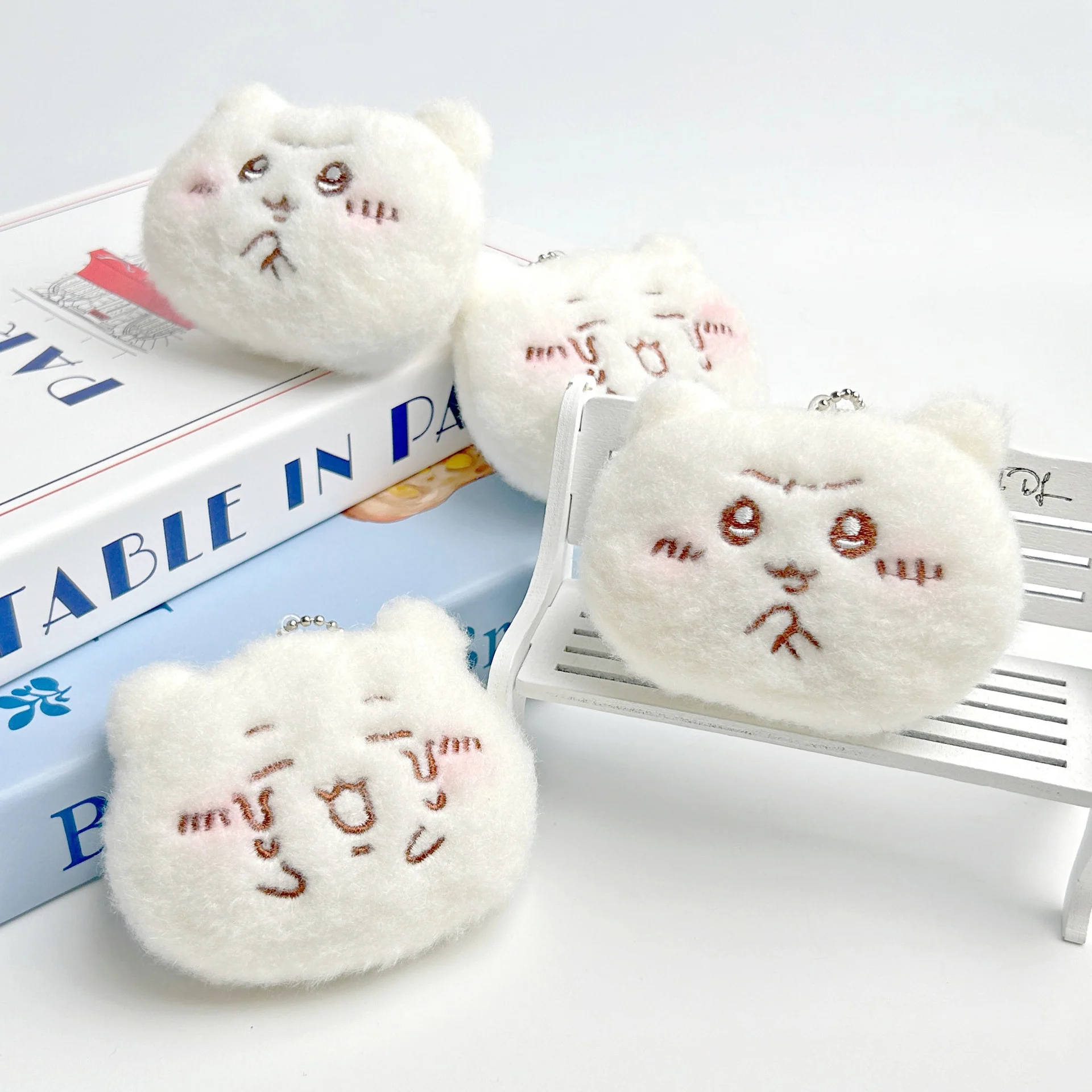 Hot Cartoon yiji Dumpling Crying Expression Squeaking Plush Pendant Dolls Schoolbag Plush Pendant Toys Girl Gift