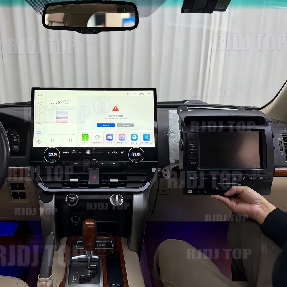 19.8" For Toyota Land Cruiser LC200 J200 2008-2021 Android Auto Wireless Carplay GPS Navi Car Multimedia Player Stereo Autoradio