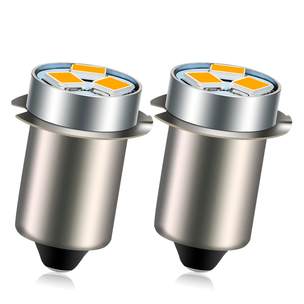 RUIANDSION 2PCS P13.5S Outdoor LED Light 2835 Chip 3V 4.5V 6V 12V 18V Energy Saving LED Bulb For Flashlight Replace 4300K 6000K