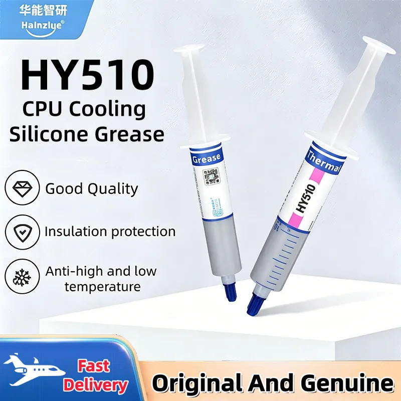 Halnziye HY-510 Heat-Conducting Silicone Grease For Motherboard CPU Graphics Card Chip Thermal Conductive Silicone For LEDs