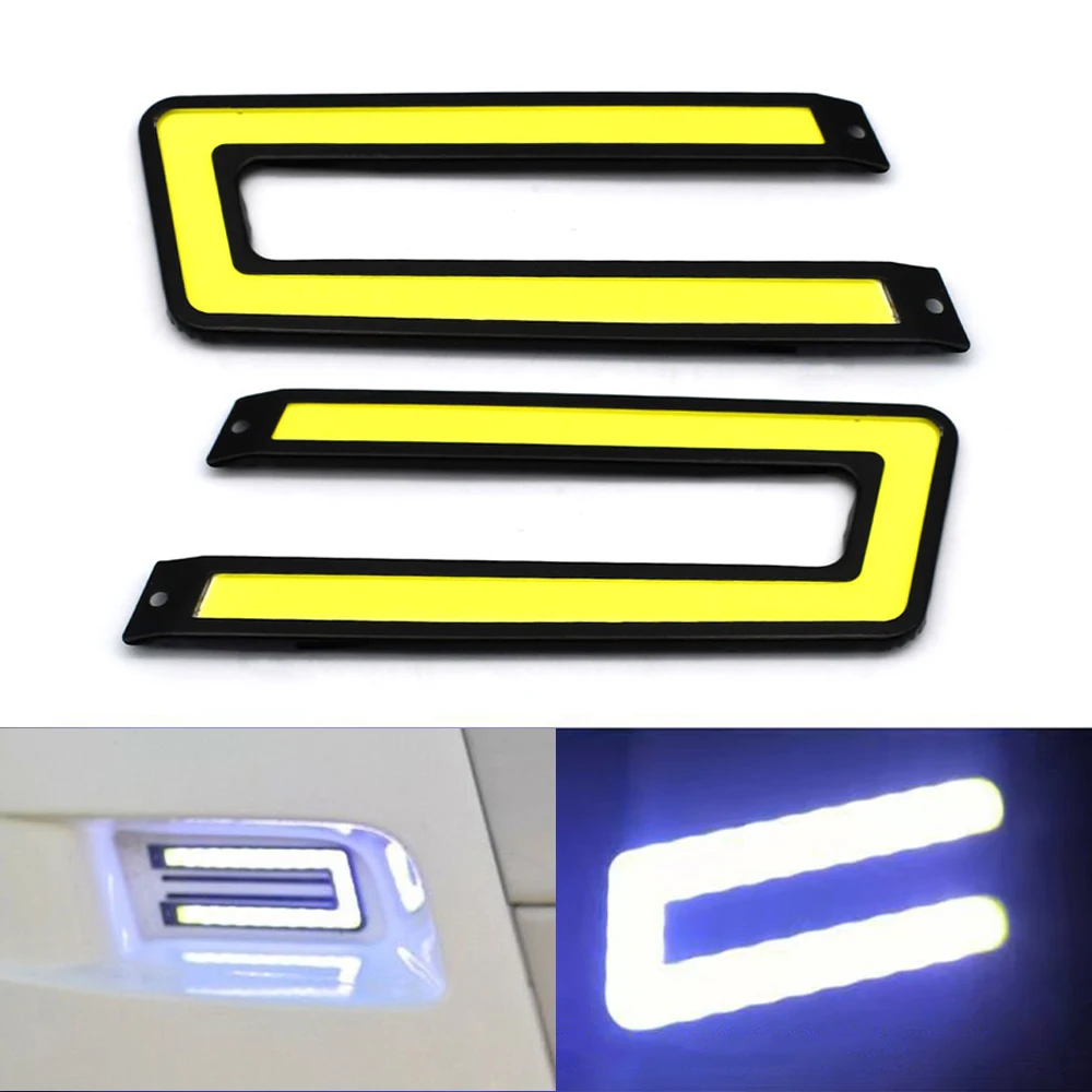 2x For Fiat Ducato Citroen Relay Peugeot Boxer Daytime Running Lights Motorhome DRL Car Accessories Interior Parts Car Led Light