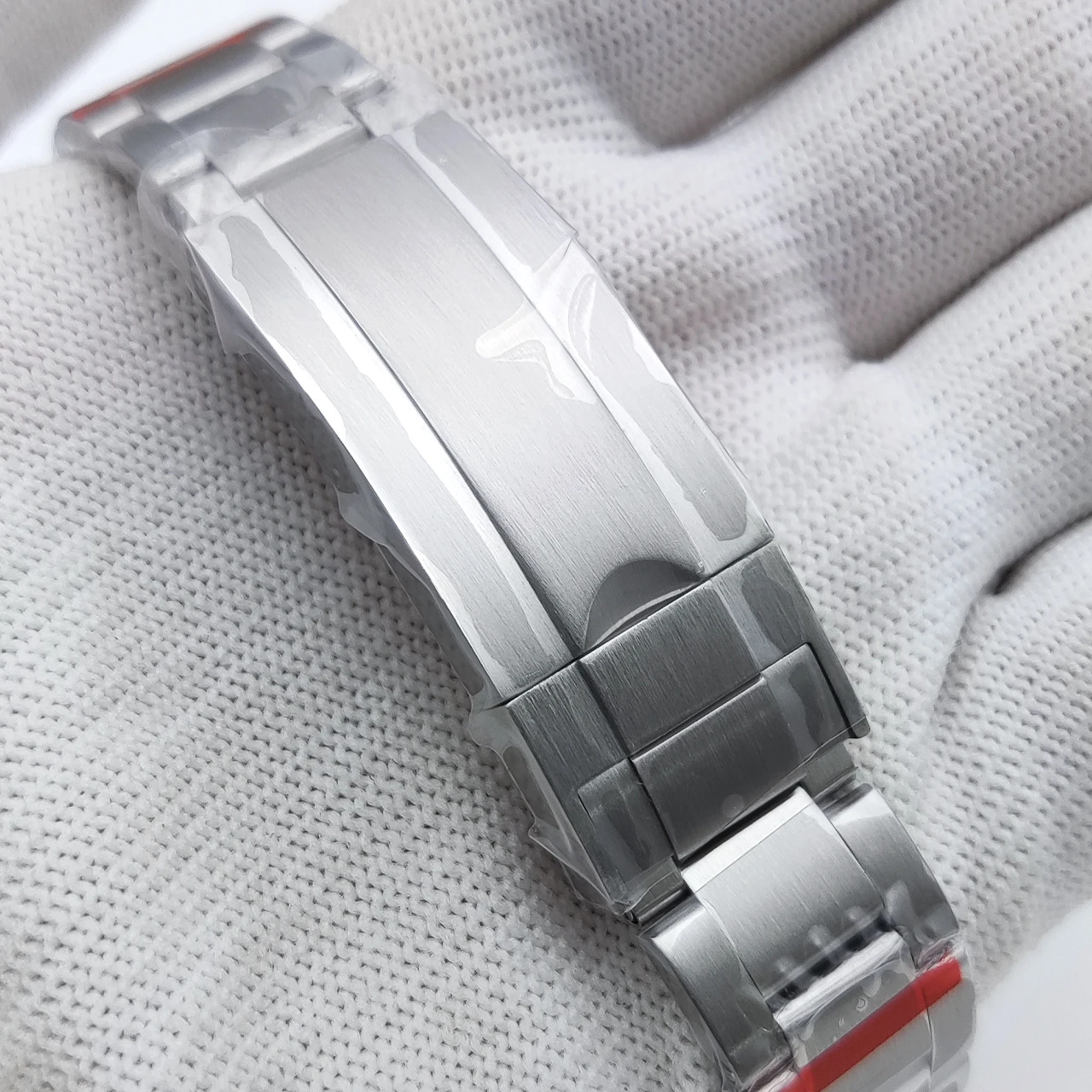 40mm VK63 Chronograph Men's Watch Silver,Luminous Waterproof Diamond Bezel Sapphire Crystal Stainless Steel Bracelet