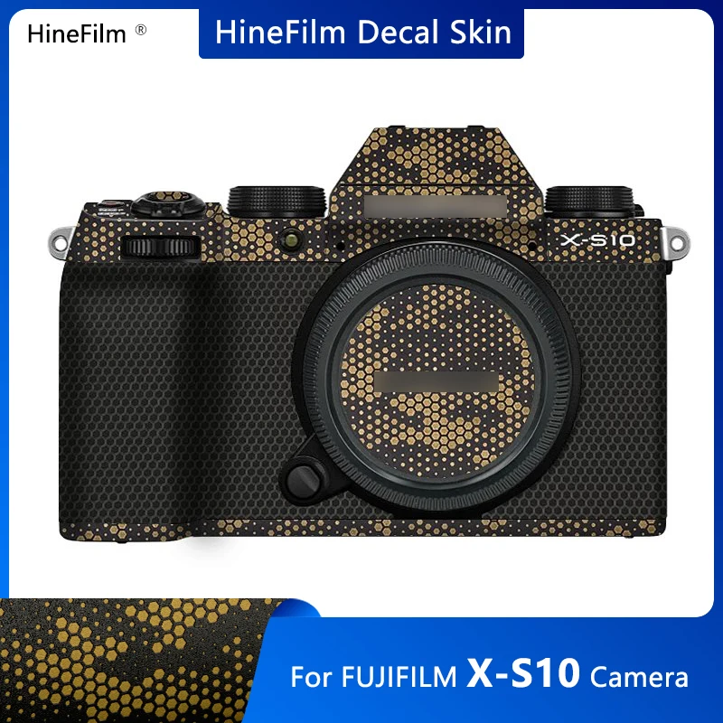 Hinefilm Skin for Fuji XS10 Camera Decal Skin Wrap Cover for Fujifilm X-S10 Camera Premium Skin Anti Scratch Court Wraps Skin