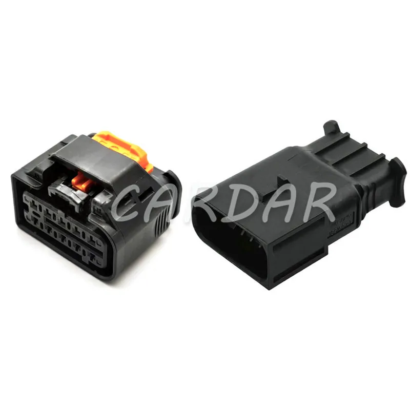1 Set 10 Pin 1801600-1 1801606-1 Automotive Headlight Connector AC Assembly Car Waterproof Socket For Peugeot