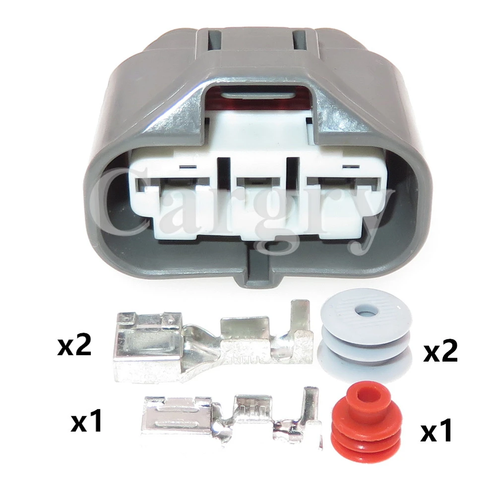 1 Set 3P 6189-0588 AC Assembly Car Plastic Housing Waterproof Socket Automotive Fan Motor Wiring Harness Composite Connector