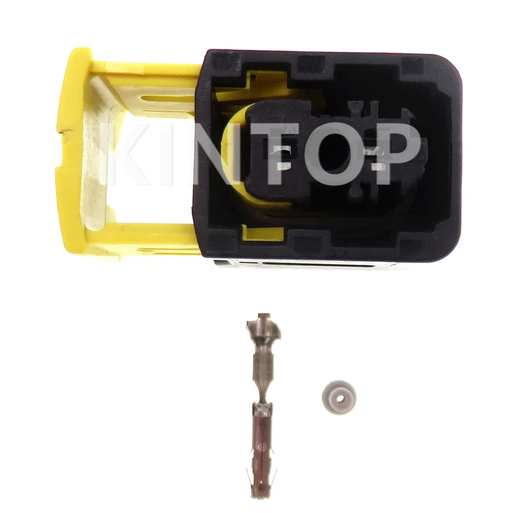 1 Set 2 Pins Auto Urea Pump Sensor Wire Harness Socket With Cable 1-1418448-2 AC Assembly Plastic Housing Waterproof Connector