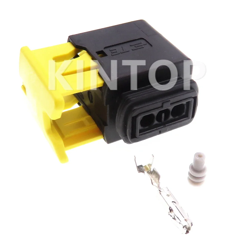 1 Set 2 Pins Auto Urea Pump Sensor Wire Harness Socket With Cable 1-1418448-2 AC Assembly Plastic Housing Waterproof Connector