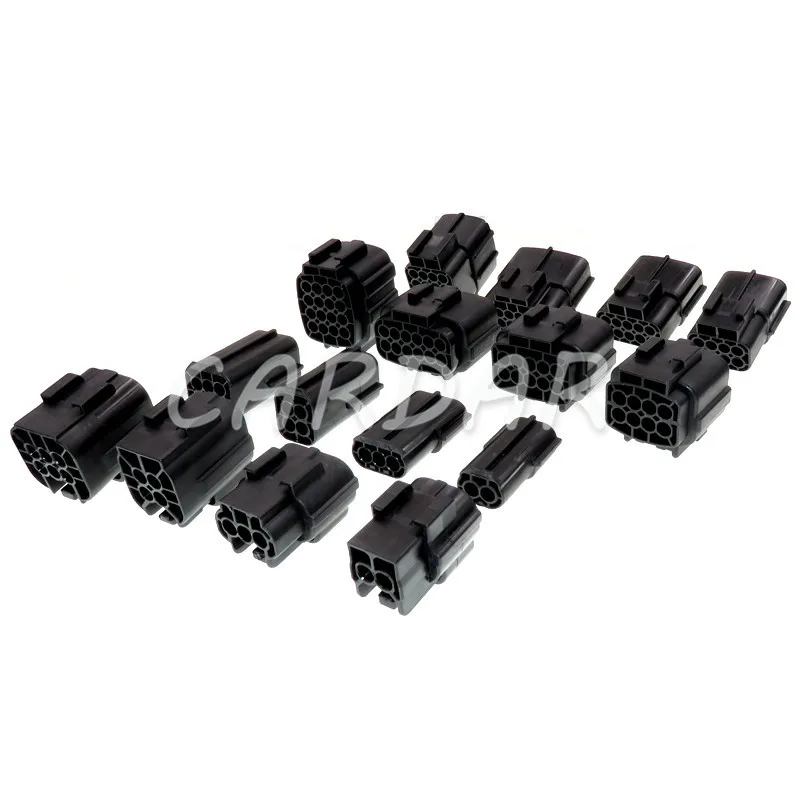 1 Set Denso Connector 1 2 3 4 6 8 10 12 16 Pin Car Waterproof Wire Plug AC Assembly Auto Sealed Electrical Truck Harness Socket
