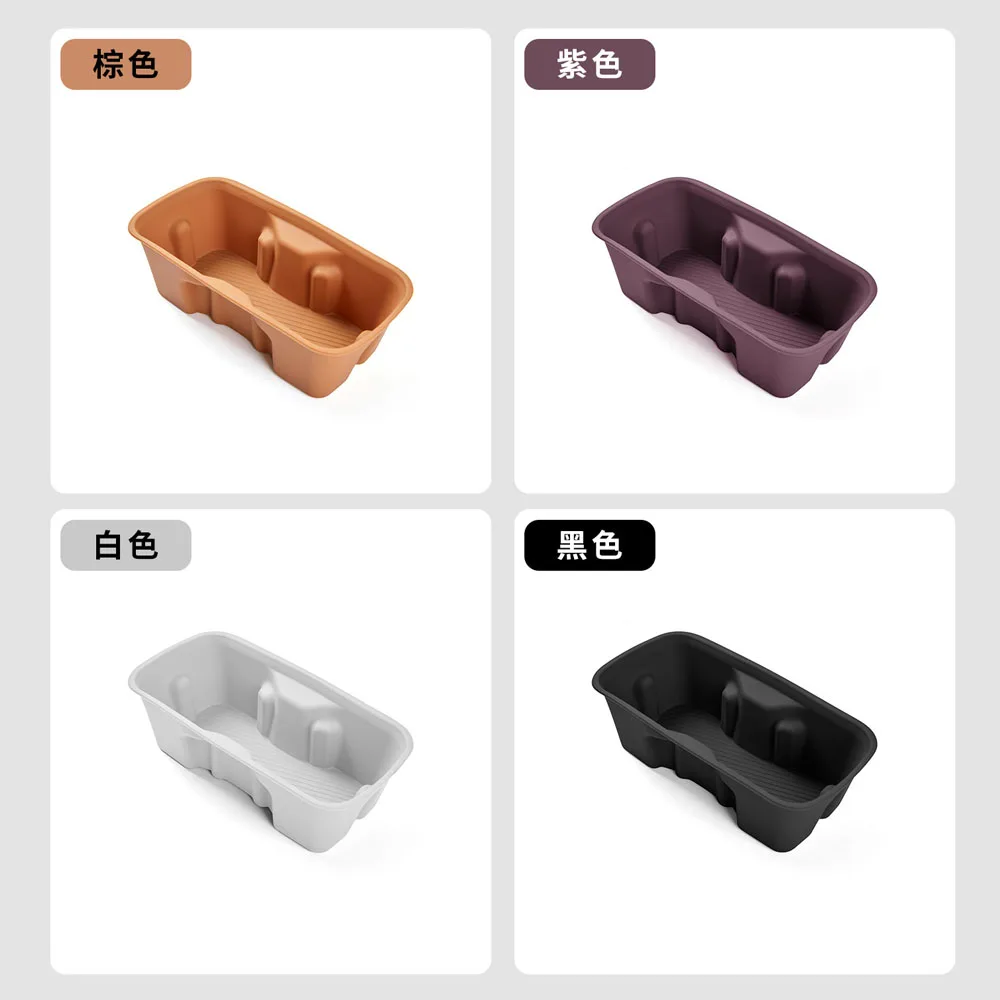 Rear Armrest Cup Cushion Automotive Modification Parts For Chery iCAR V27 Silicone Cup Cover Waterproof And Stain-resistant