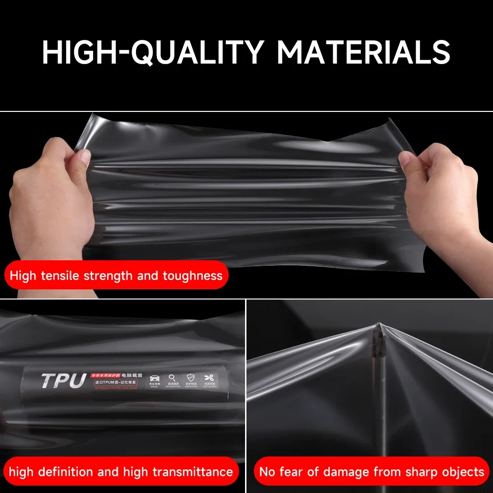 PPF Protection Film for Peugeot E-3008 E-5008 GT 2025 2026 Transparent TPU GPS Navigation Gear Panel Center Console Accessories