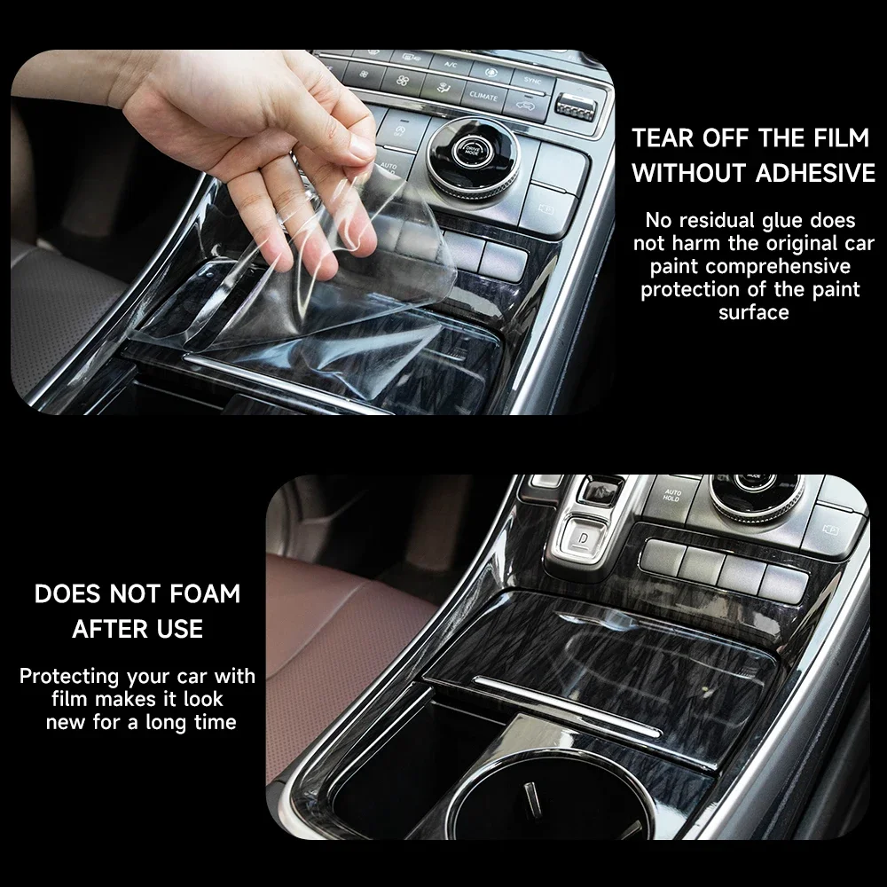 PPF Protection Film for Peugeot E-3008 E-5008 GT 2025 2026 Transparent TPU GPS Navigation Gear Panel Center Console Accessories