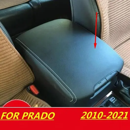For Toyota Land Cruiser Prado 150  2010 2011 2012 2013 2014 2015 2016 2017 2018 -2021 Microfibre Leather Center Armrest Cover