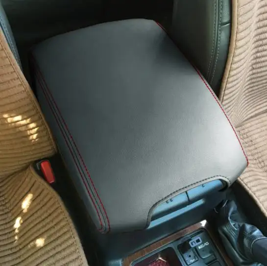 For Toyota Land Cruiser Prado 150  2010 2011 2012 2013 2014 2015 2016 2017 2018 -2021 Microfibre Leather Center Armrest Cover