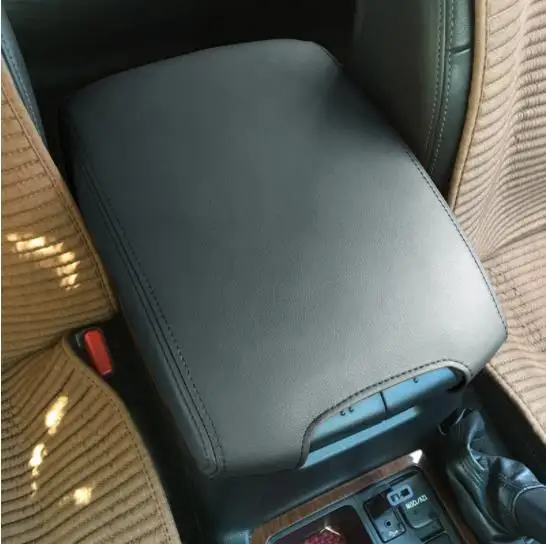For Toyota Land Cruiser Prado 150  2010 2011 2012 2013 2014 2015 2016 2017 2018 -2021 Microfibre Leather Center Armrest Cover