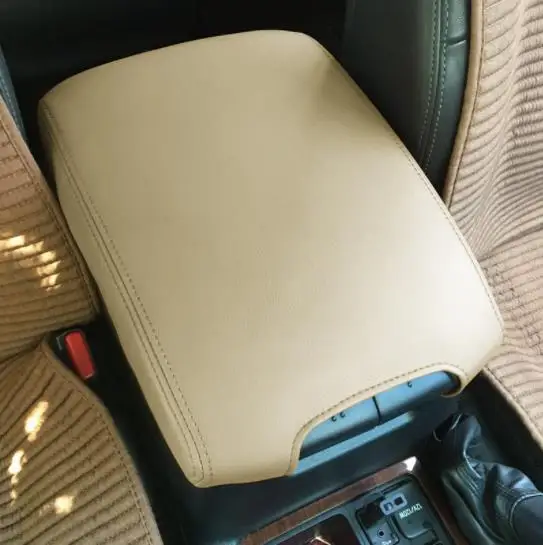 For Toyota Land Cruiser Prado 150  2010 2011 2012 2013 2014 2015 2016 2017 2018 -2021 Microfibre Leather Center Armrest Cover