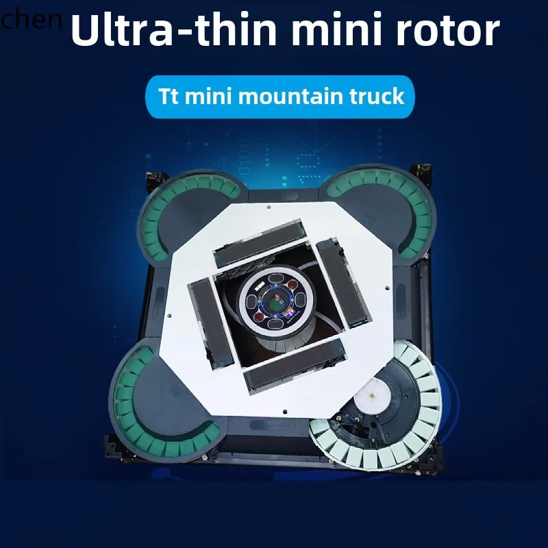 HT mini small size mahjong machine folding ultra-thin electric roller coaster automatic mute machine