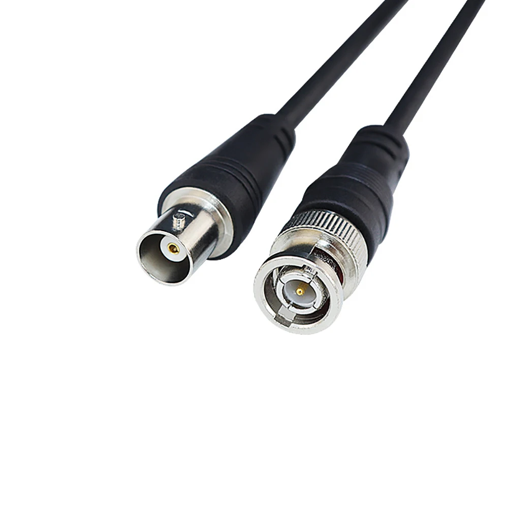 1M BNC Male to Female Plug CCTV Extension Coaxial Line Cable  Male to Male Security Monitoring 0.5m 2m 3m 5m 3.3ft Long Black