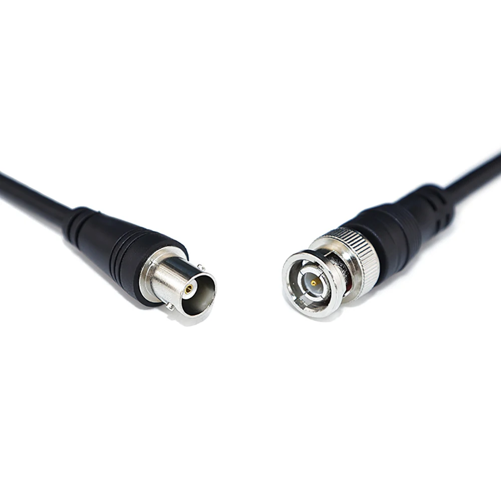 1M BNC Male to Female Plug CCTV Extension Coaxial Line Cable  Male to Male Security Monitoring 0.5m 2m 3m 5m 3.3ft Long Black