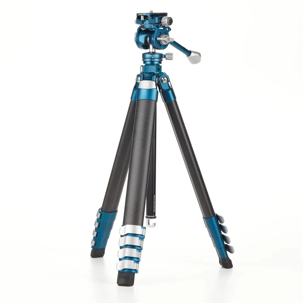 Carbon Fiber Tripod Flip Lock Lightweight Professional Stand for DSLR Camera Outdoor Travel Landscape Shooting