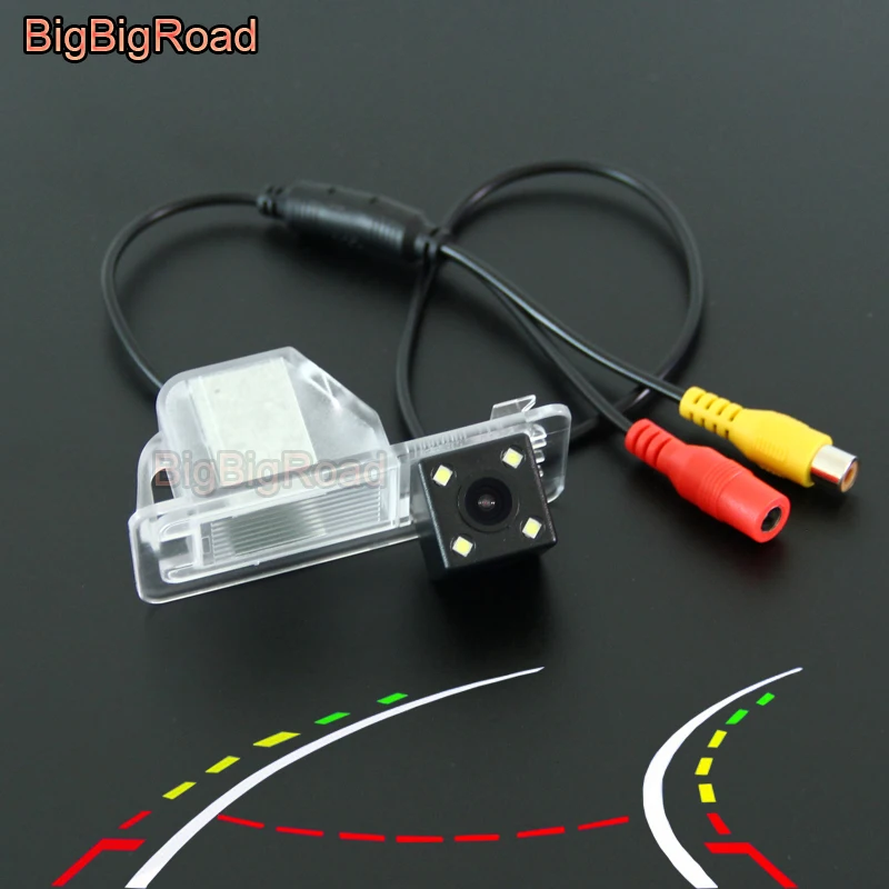 BigBigRoad For Leopaard CS10 CS 10 2015-2018 Car Intelligent Dynamic Trajectory Tracks Rear View Camera Night Vision Waterproof