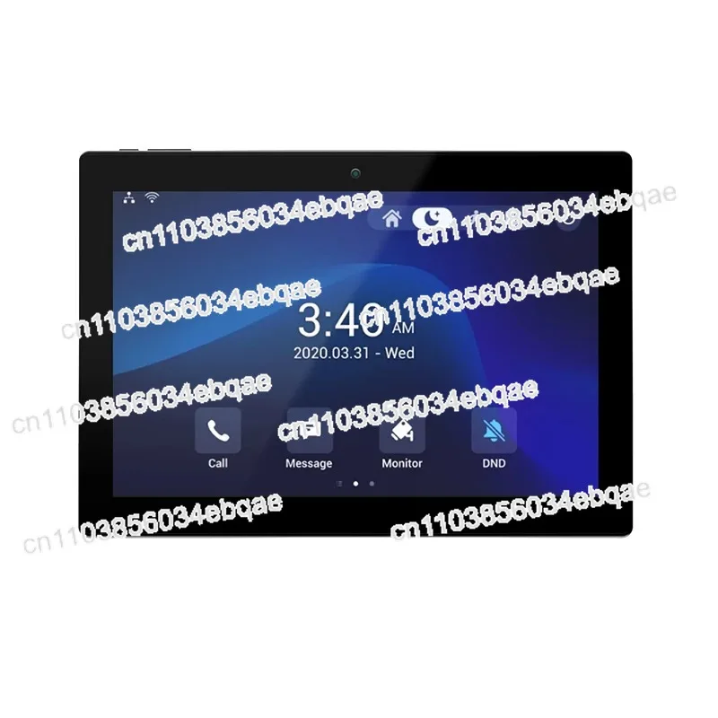 Smart Home Flush Mount 10 Inch Plastic Case PoE RS485 Android Touchscreen Control Wall Panel
