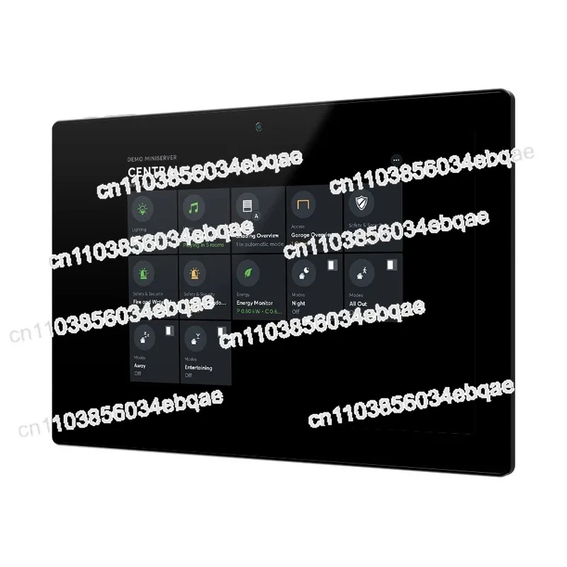 Smart Home Flush Mount 10 Inch Plastic Case PoE RS485 Android Touchscreen Control Wall Panel