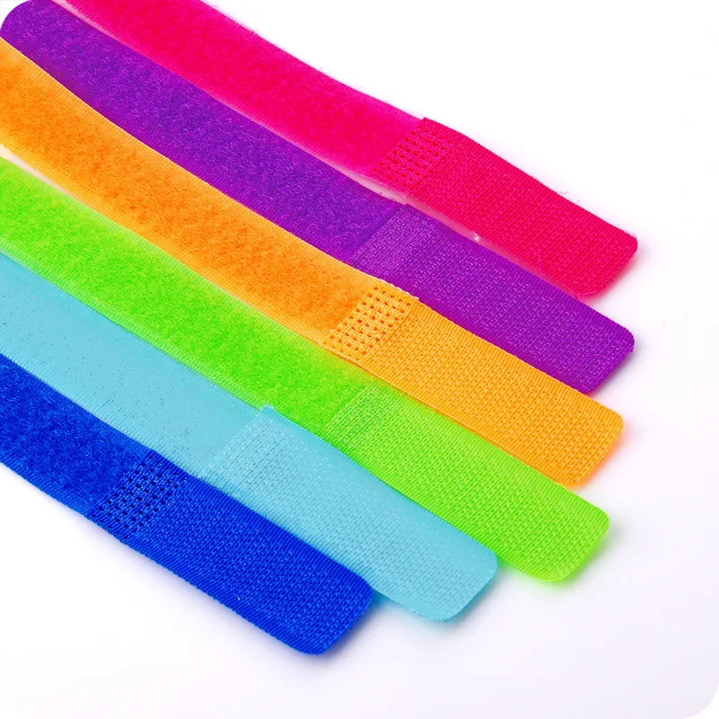 50Pcs Nylon Cable Tie Reusable Cable Ties Adjustable Winding Hooks Self-adhesive Cable Belt Wire Marker Straps Wire Organizer