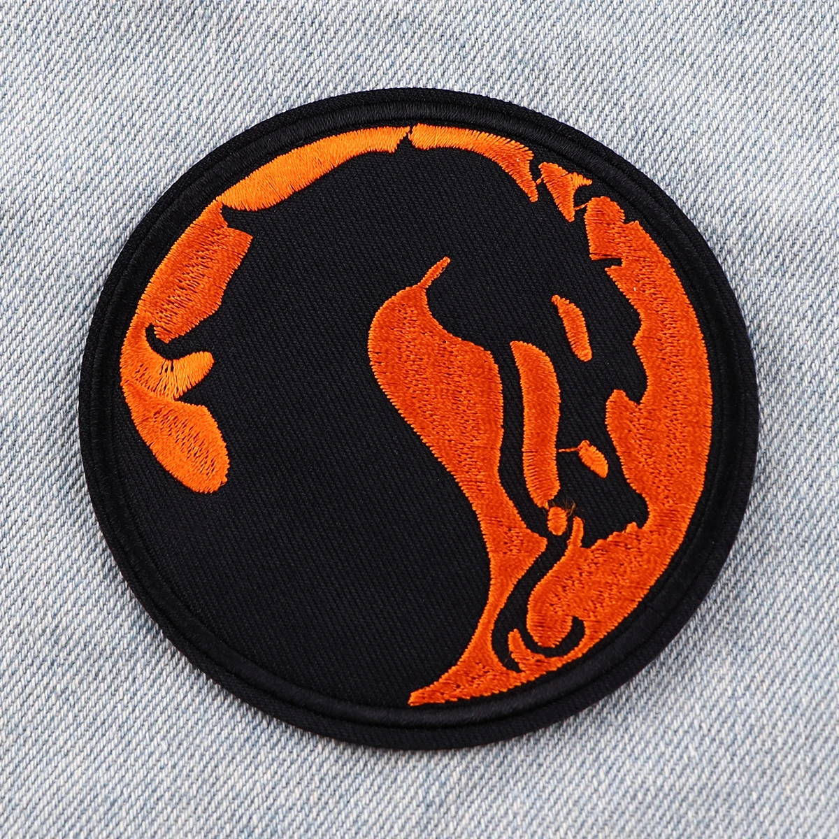 Game Character Embroidered Patch for Clothing Jackets Thermoadhesive Patch DIY Iron on Patch Applique Sticker Accessories