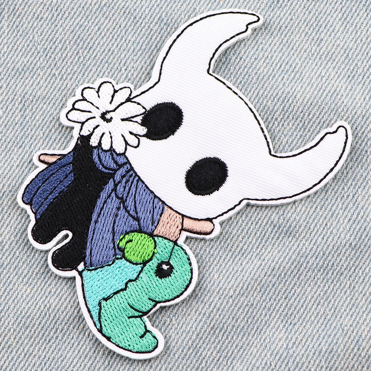 Game Character Embroidered Patch for Clothing Jackets Thermoadhesive Patch DIY Iron on Patch Applique Sticker Accessories