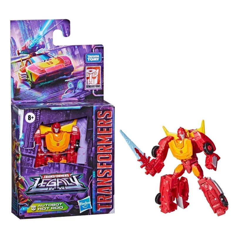 Original Takara Tomy Hasbro Transformers Toys Core Prime Megatron Skywarp Hot Rod Iguanus Shockwave Action Figures Toys Abs