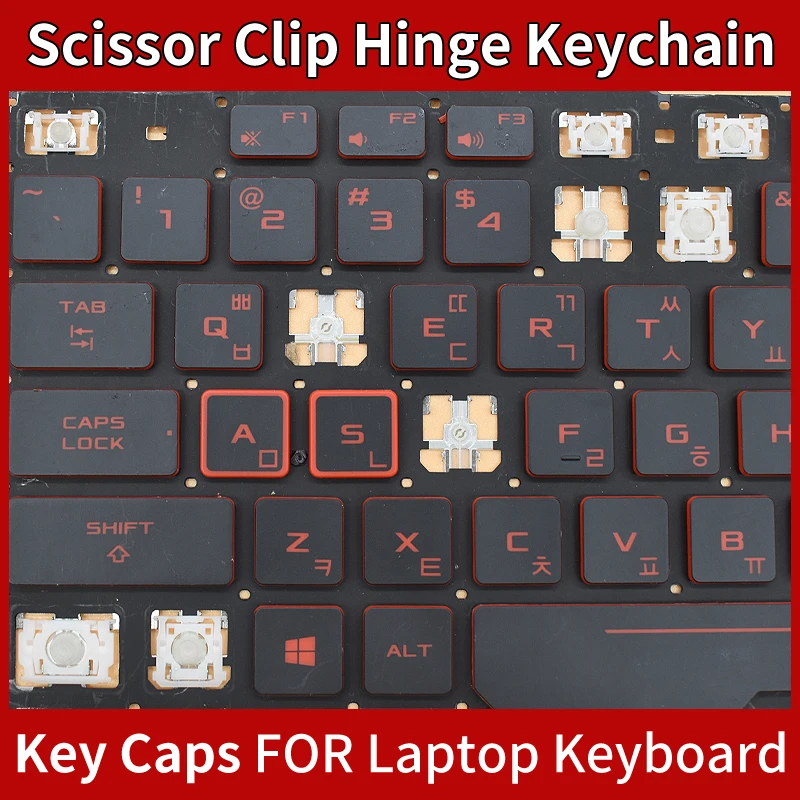 Replacement Keycap Key Cap Scissor Clip Hinge For ASUS TUF Gaming FX505 FX505G FX505D FX505GD FX505GE FX505GM FX505DY FX505DV TD