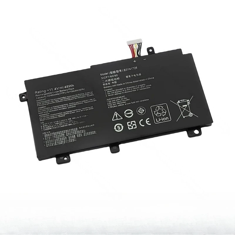 B31N1726 4240mAh Battery for ASUS TUF Gaming FX86F/G FZ80G FX505G FX504G FX504GD FX504GE FX504GM FX505 FX505DT FX505DV FX505GE