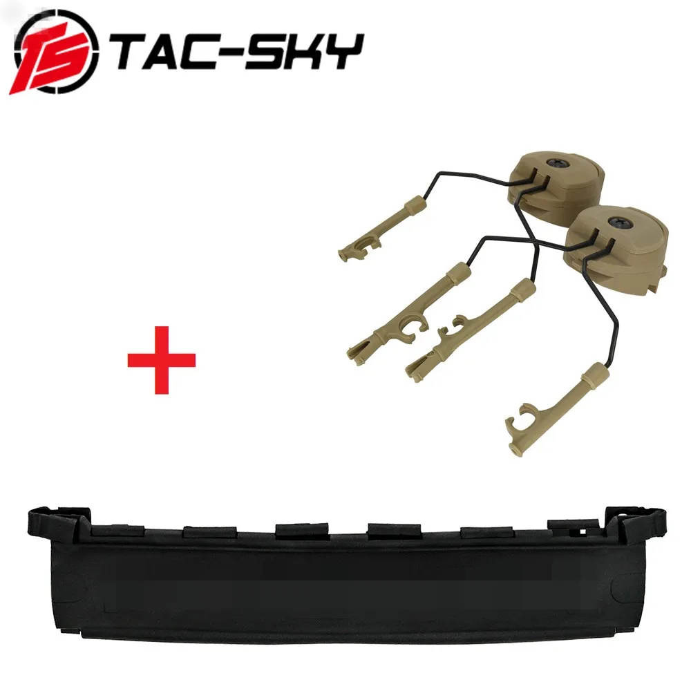 TAC-SKY Tactical Headset Fast Ops Core Helmet ARC Rail COMTA Bracket And New Removable TPE COMTA I II II IV XIP Headband