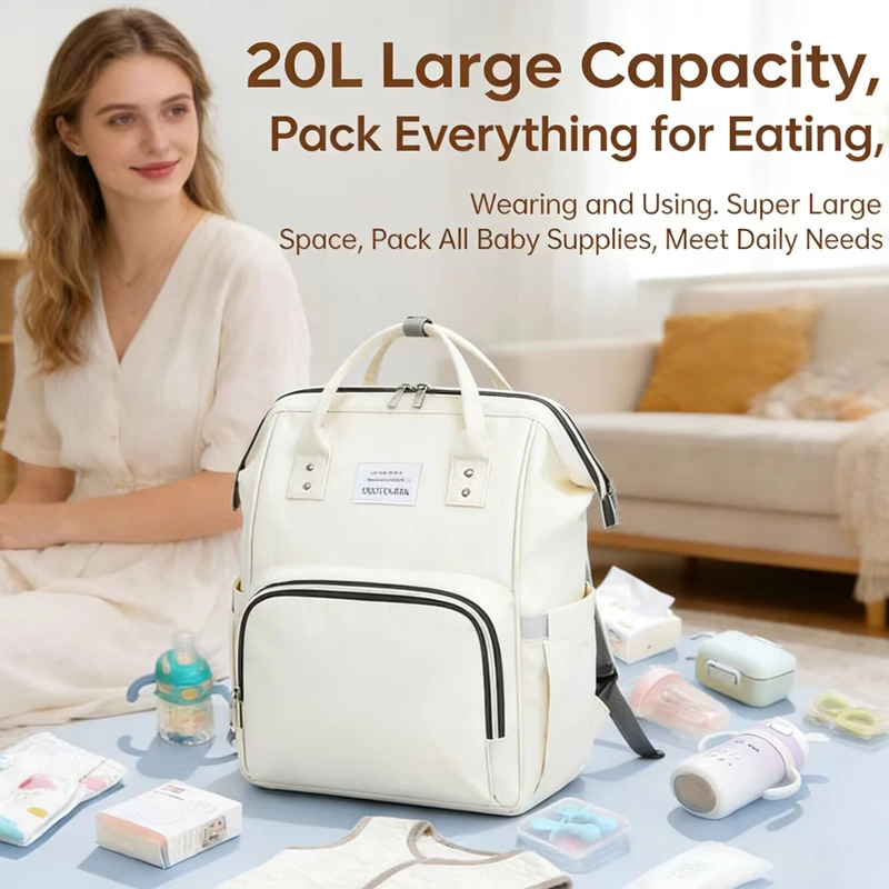 Storage Portable Baby Diaper Backpack Mommy Maternity Bag Waterproof Outdoor Travel Nappy Bags for Mom Baby Nursing Backpacks