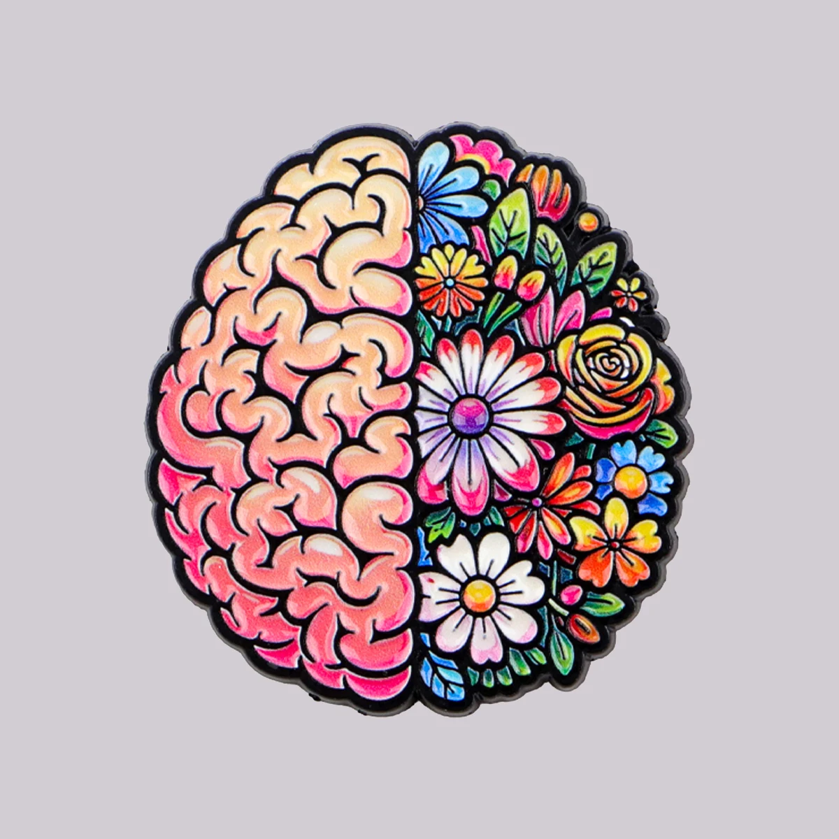 Brain Enamel Pin Medical Brooch Lapel Pins Badge on Backpack Clothing Accessories Fashion Jewelry Doctor Nurse Gifts