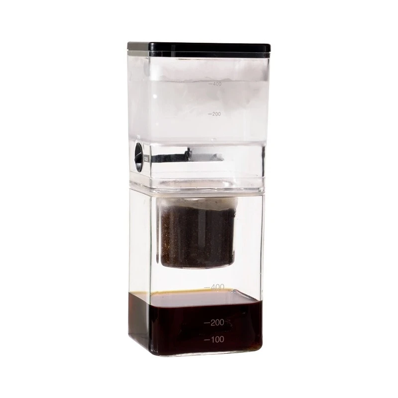 Simple square ice drop coffee pot drip cold brew pot household