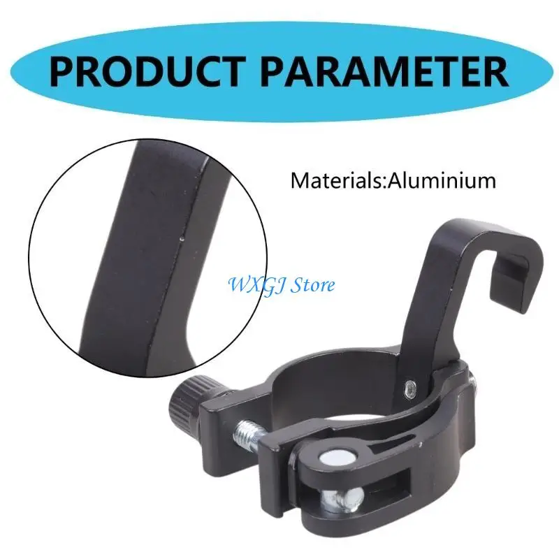 37JE 10.5-inches Electric Scooter Skateboards Storage Hook Bags Claw-Hanger Practical Hook Hanging Pothook Accessories Black