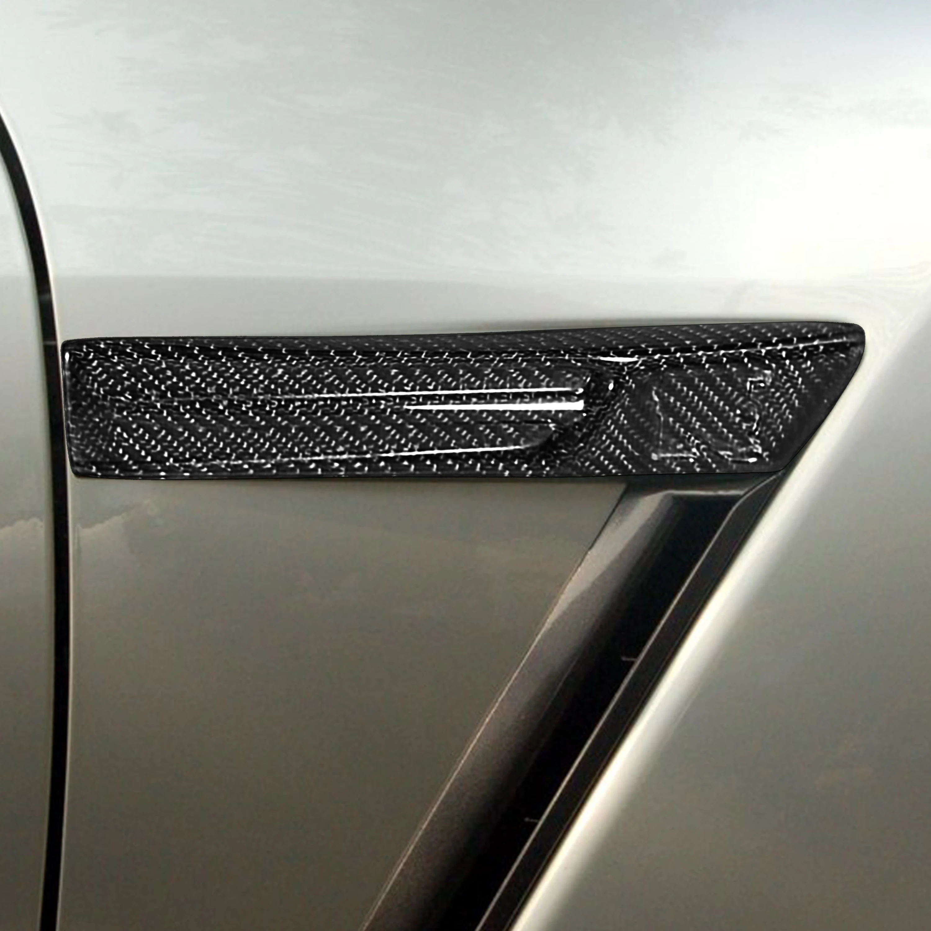 For Nissan GT R35 2008-2016 Real Carbon Fiber Car Fender Rearview Mirror Replacement Parts Exterior Accessories Modification