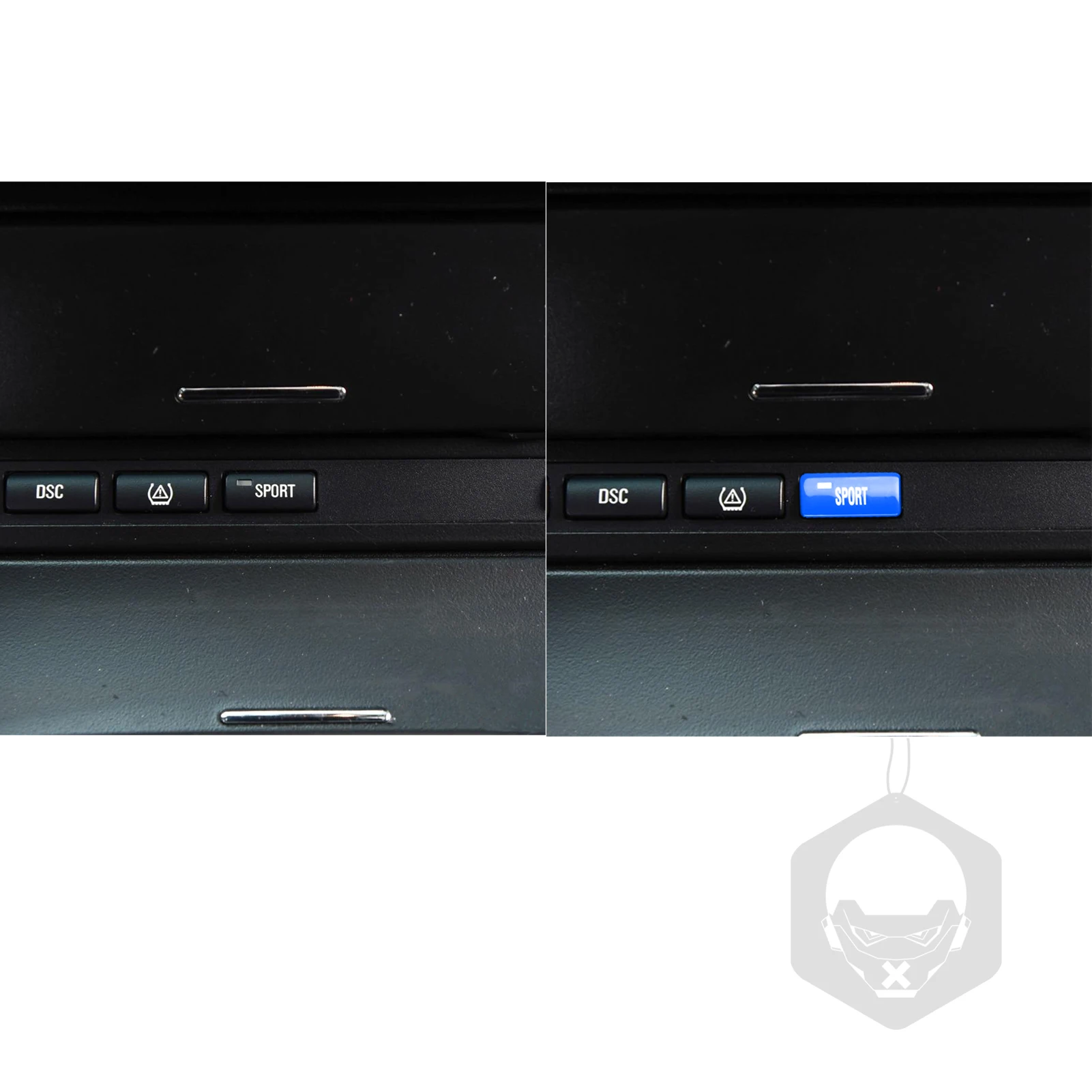For BMW 3 Series E46 M3 2000-2004 Car Sport Mode Switch Button Replacement Red Blue Black Auto Accessories Interior Cover