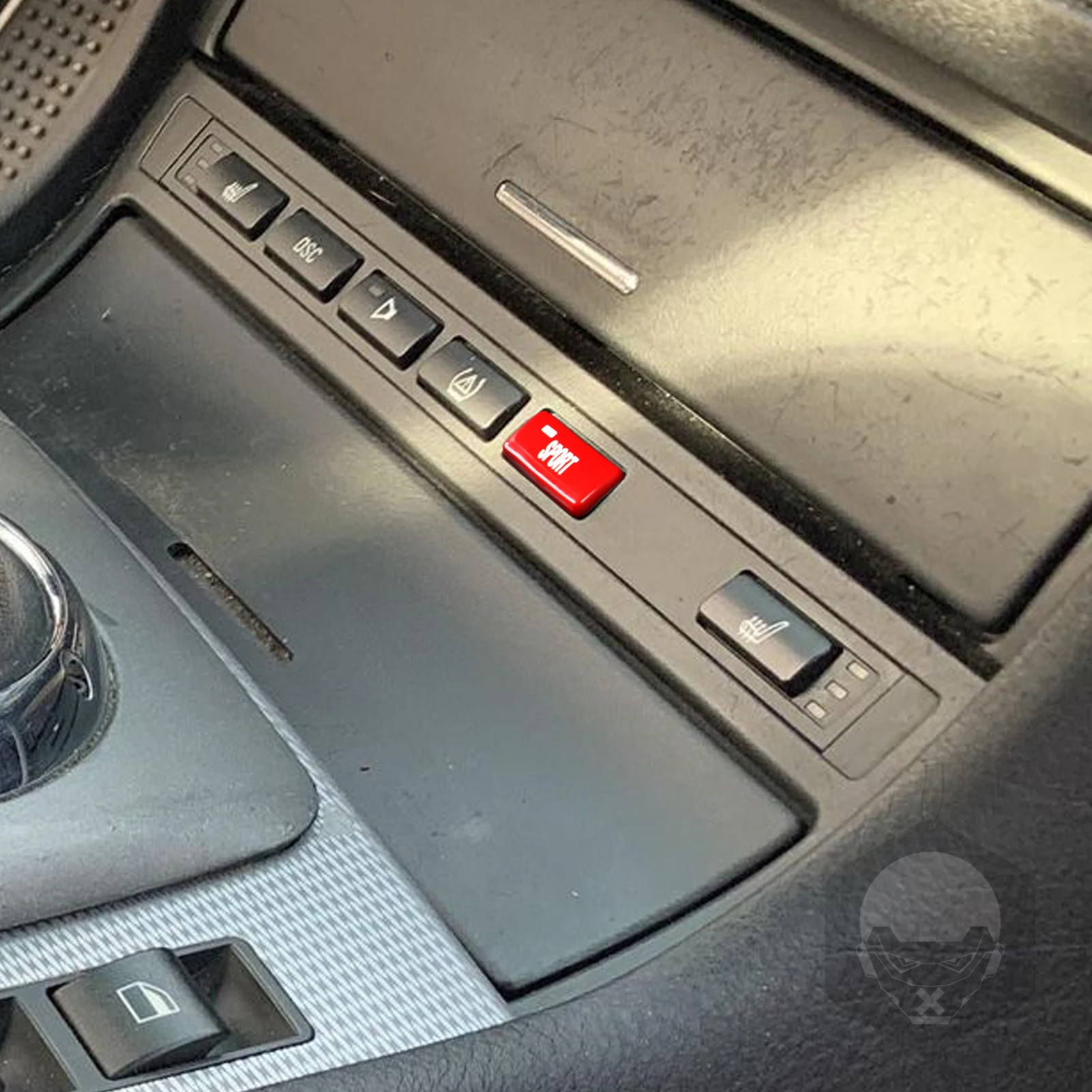 For BMW 3 Series E46 M3 2000-2004 Car Sport Mode Switch Button Replacement Red Blue Black Auto Accessories Interior Cover