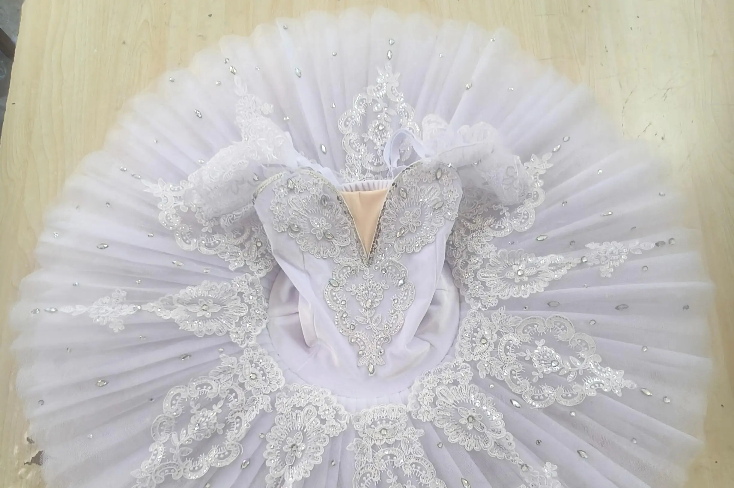 White Swan Lake Children's Tutu Ballet Skirt Fairy Performance Dress Professional Girls Ballet Tutus Adults Women Balerina Wear