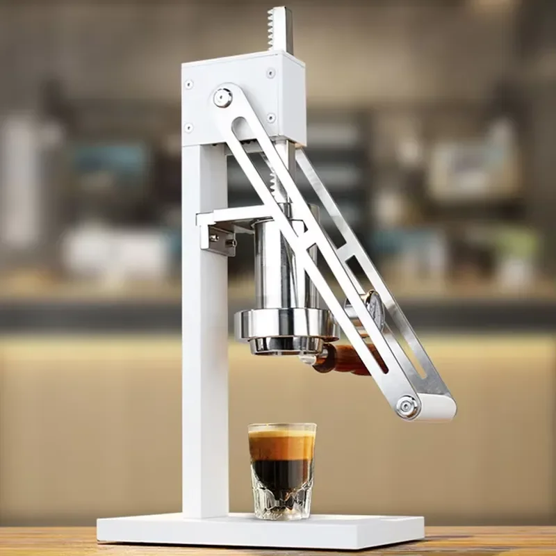 Portable Manual Coffee Maker Hand Press Espresso Machine Compact Mini Brewer for Home Travel Camping Outdoor Use Durable