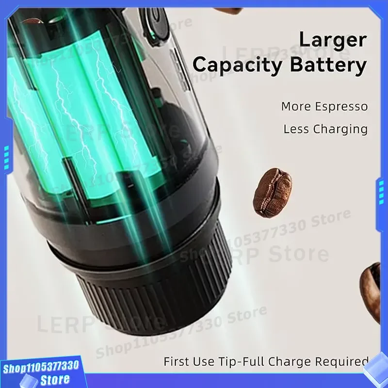Portable Mini Electric Coffee Maker 20 Bar Professional Automatic Espresso Machine Compact Household Appliance for Home