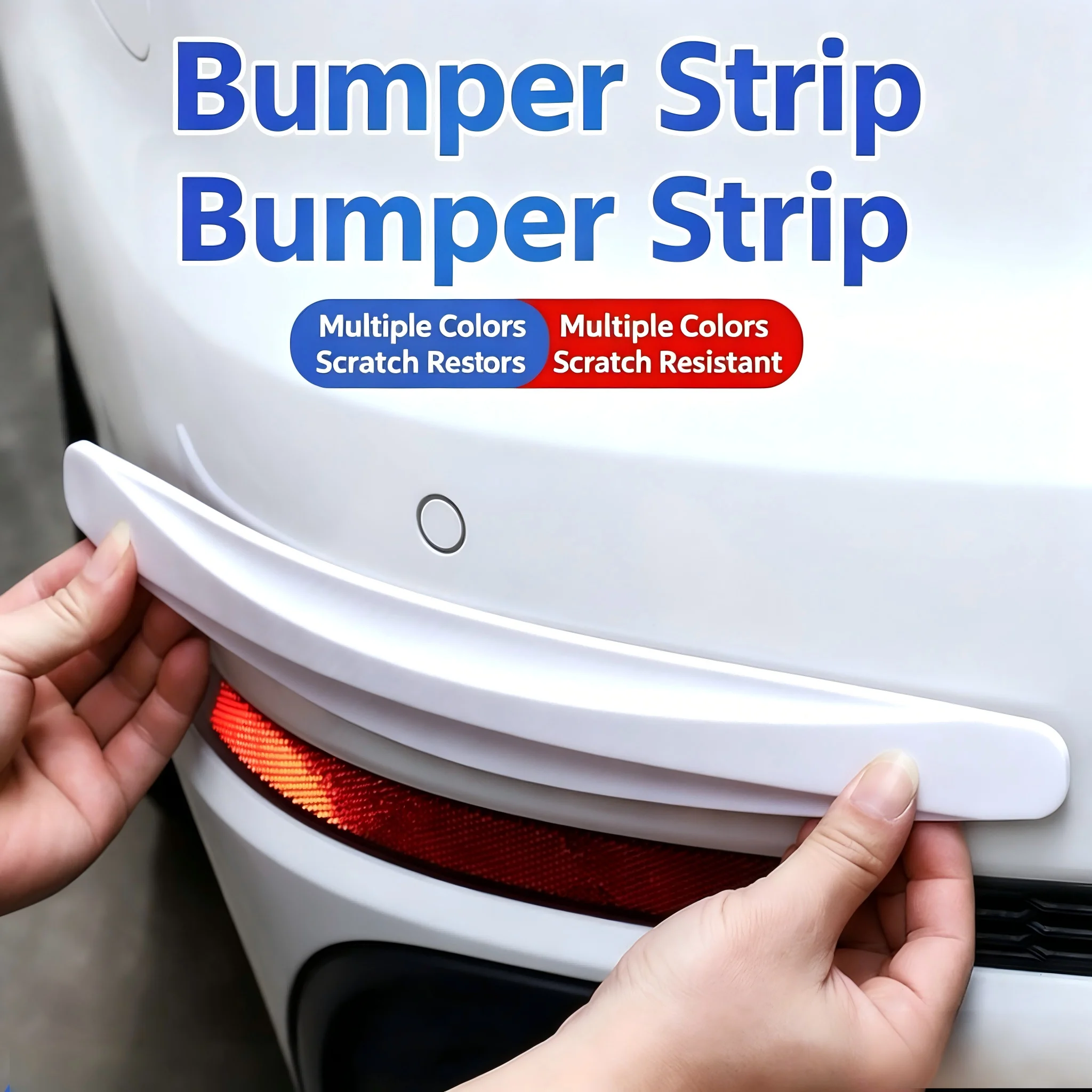 Wider Anti-Scratch Car Bumper Collision Guard Strips, Universal Front Rear Door Body Front Lip Protective Stickers