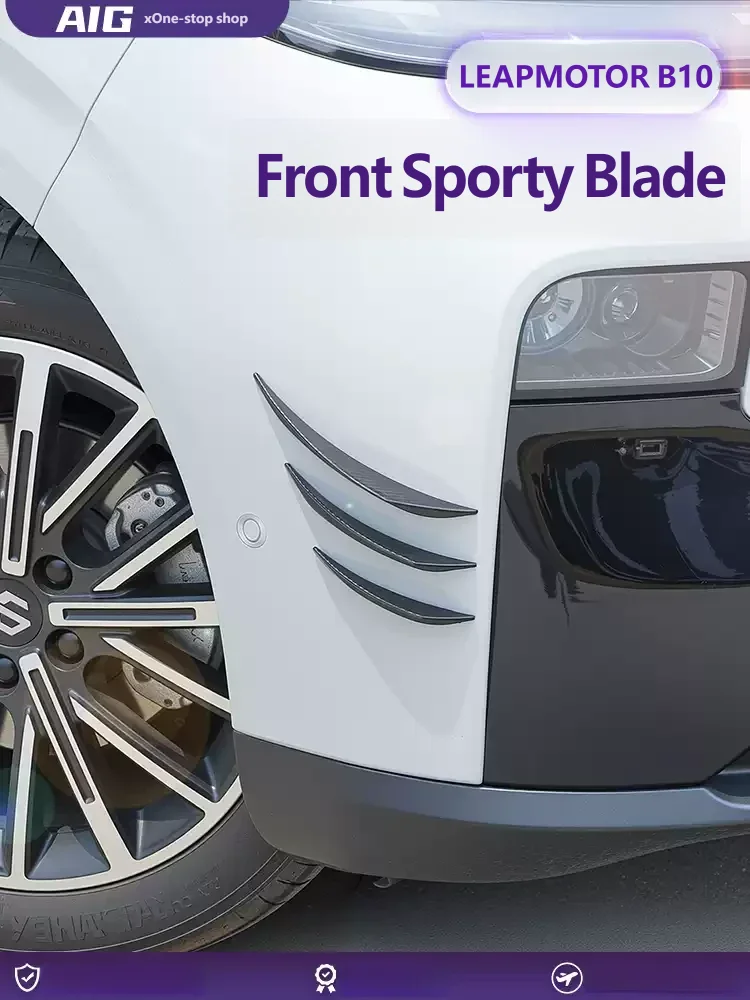 For LEAPMOTOR B10 2025 2026 Car Modified Bumper Anti-Collision Strip Anti-Collision Friction Decorative Adhesive Spoiler