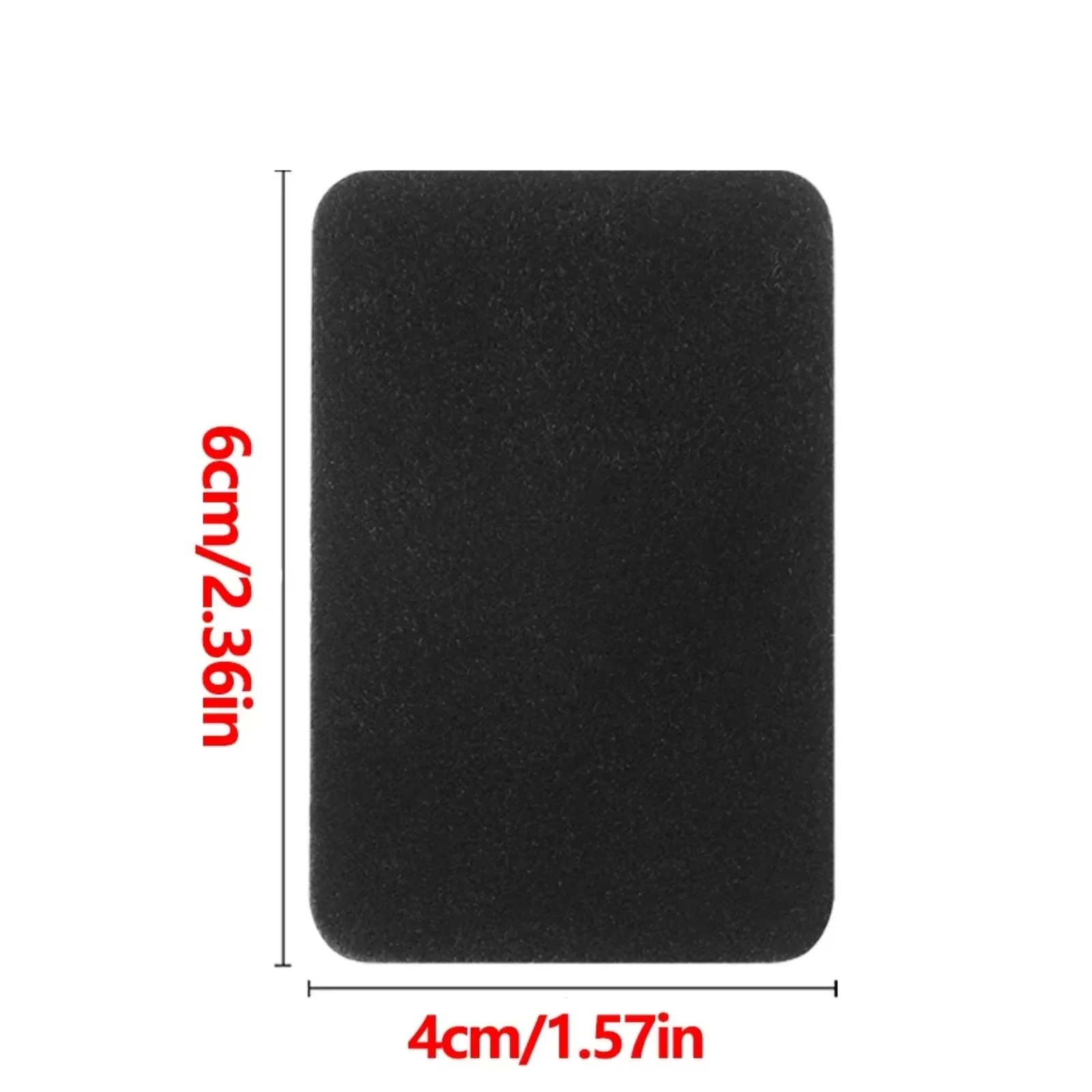 Car Seatbelt Buckle Anti-Collision Sticker Pads Lock Clip Protector Safety Belt Anti-Noise Silencer Black Accessories