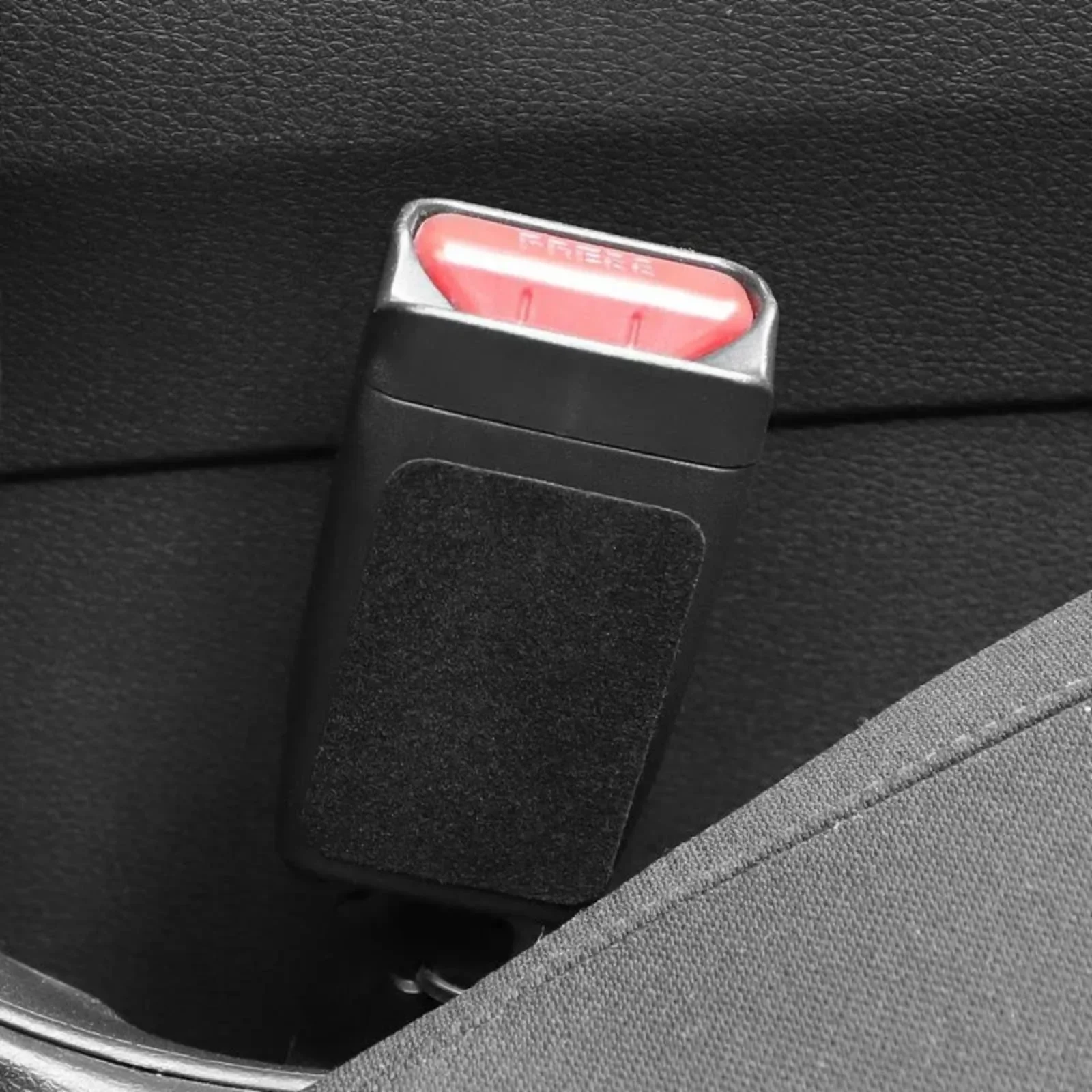 Car Seatbelt Buckle Anti-Collision Sticker Pads Lock Clip Protector Safety Belt Anti-Noise Silencer Black Accessories
