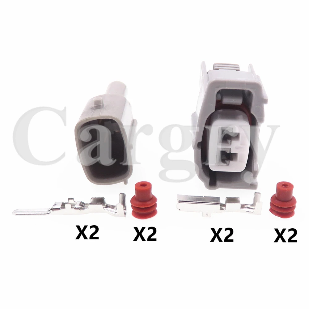 1 Set 2P 90980-11875 AC Assembly Car Waterproof Sealed Electric Wire Socket 6189-0611 Auto Nozzle Wire Cable Connector