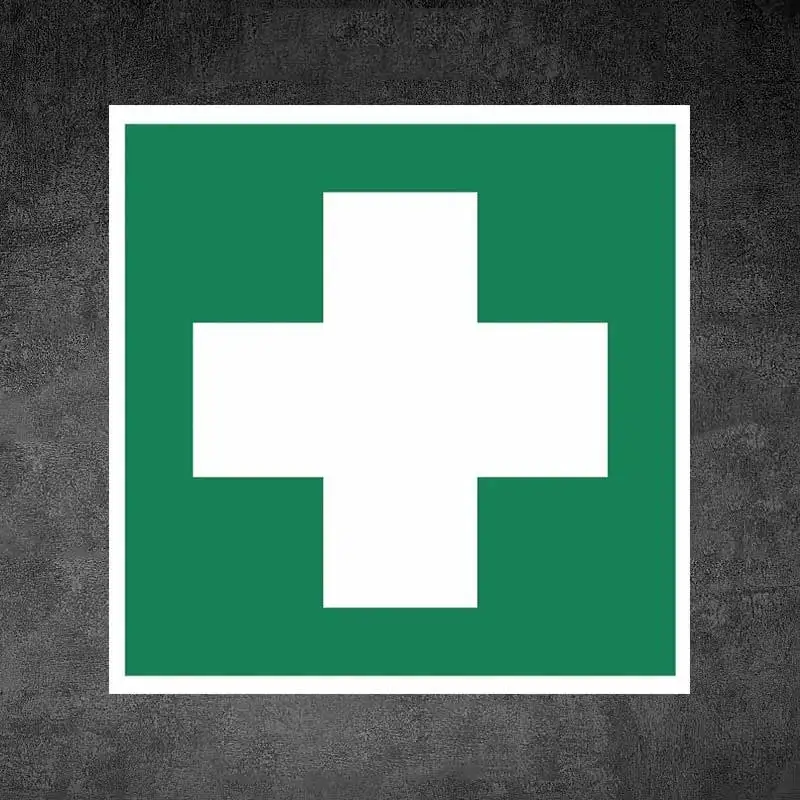 First Aid Kit Car Sticker Self-adhesive Decal For Automotive Rear Window And Bumper Waterproof Sticker Y216