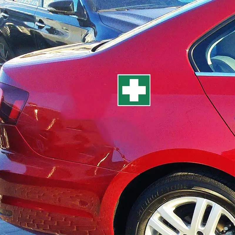 First Aid Kit Car Sticker Self-adhesive Decal For Automotive Rear Window And Bumper Waterproof Sticker Y216